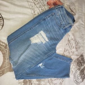 Hollister low rise boyfriend jeans